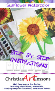 Sunflower Watercolor Painting lLesson