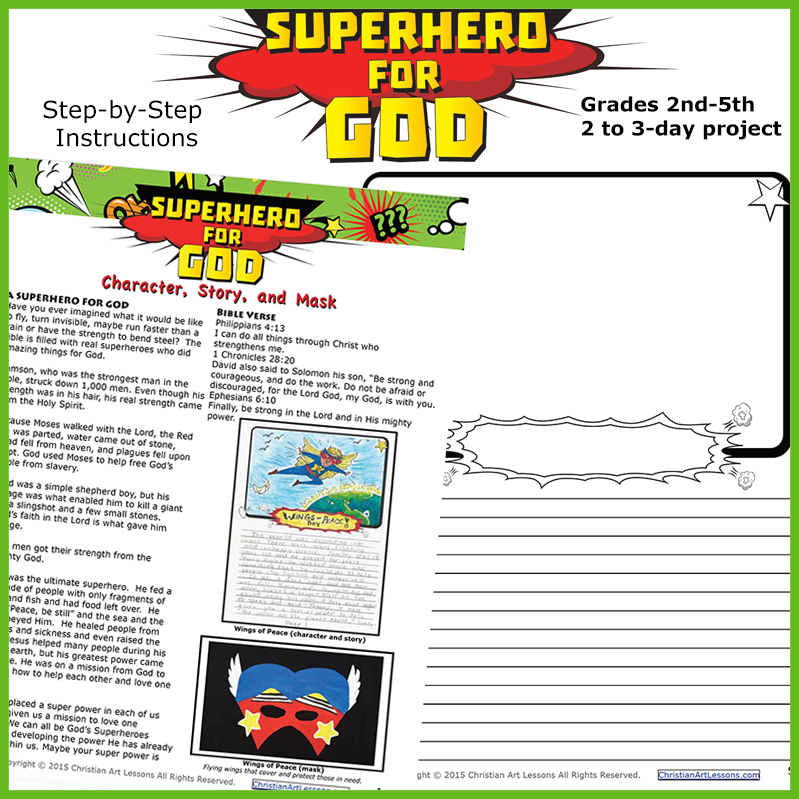 Superhero Writing Lesson