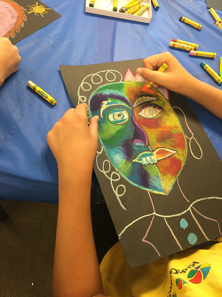 Picasso Portrait art lesson