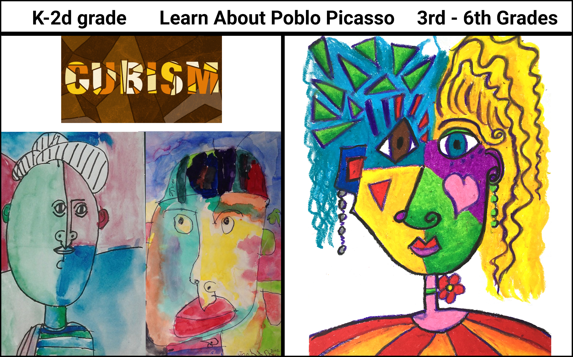 How to draw Picasso style portraits @christianartlessons