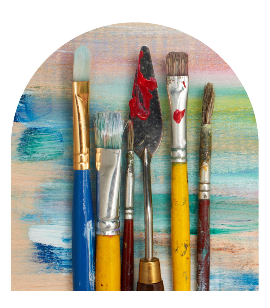 Christian Art Lessons Paint brushes for art