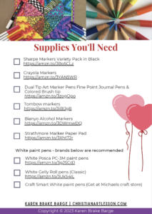 Valentine’s Day Warm & Cool Color Art Lesson - Image 6